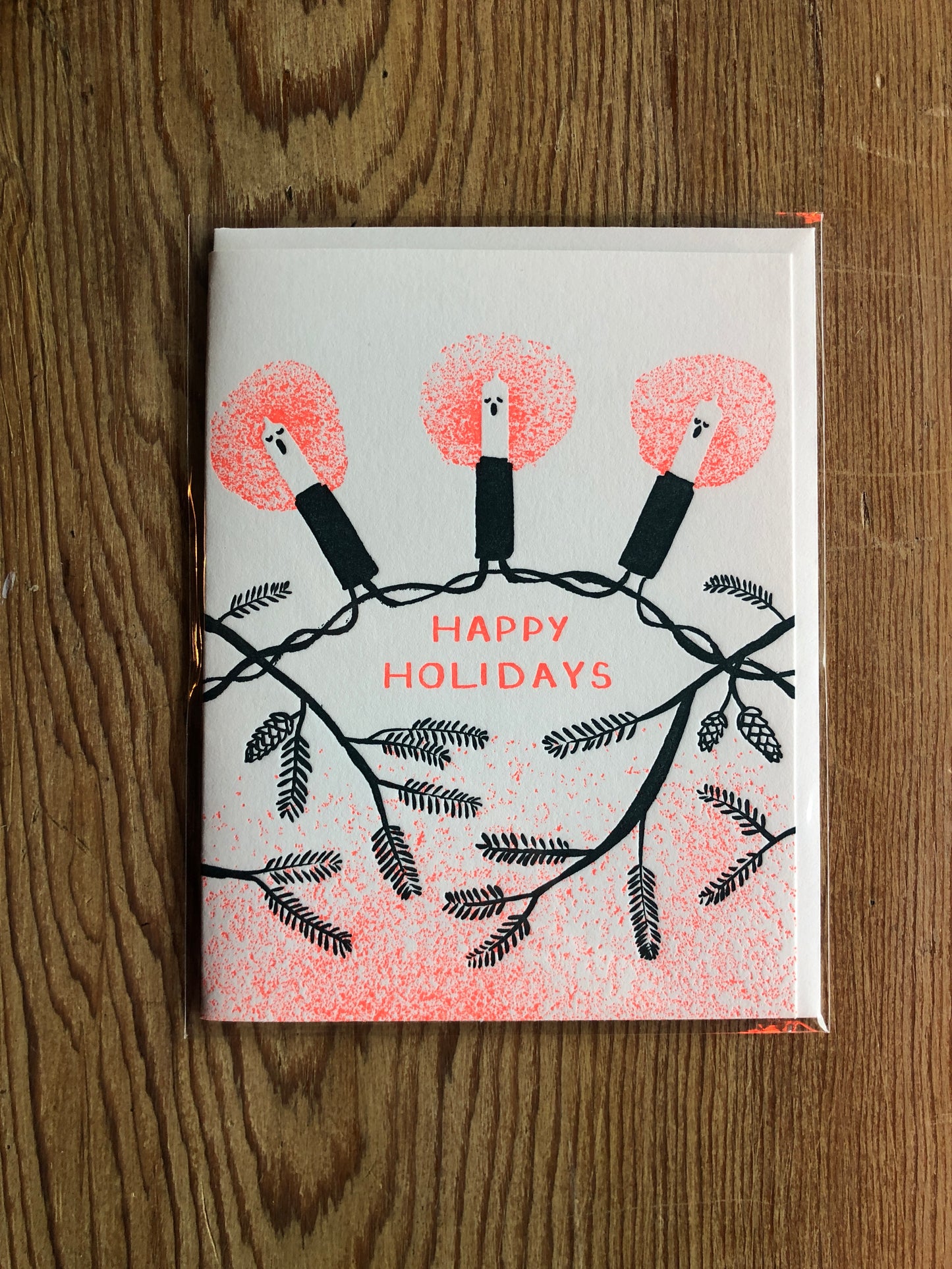 Christmas Lights Choir Greeting Card