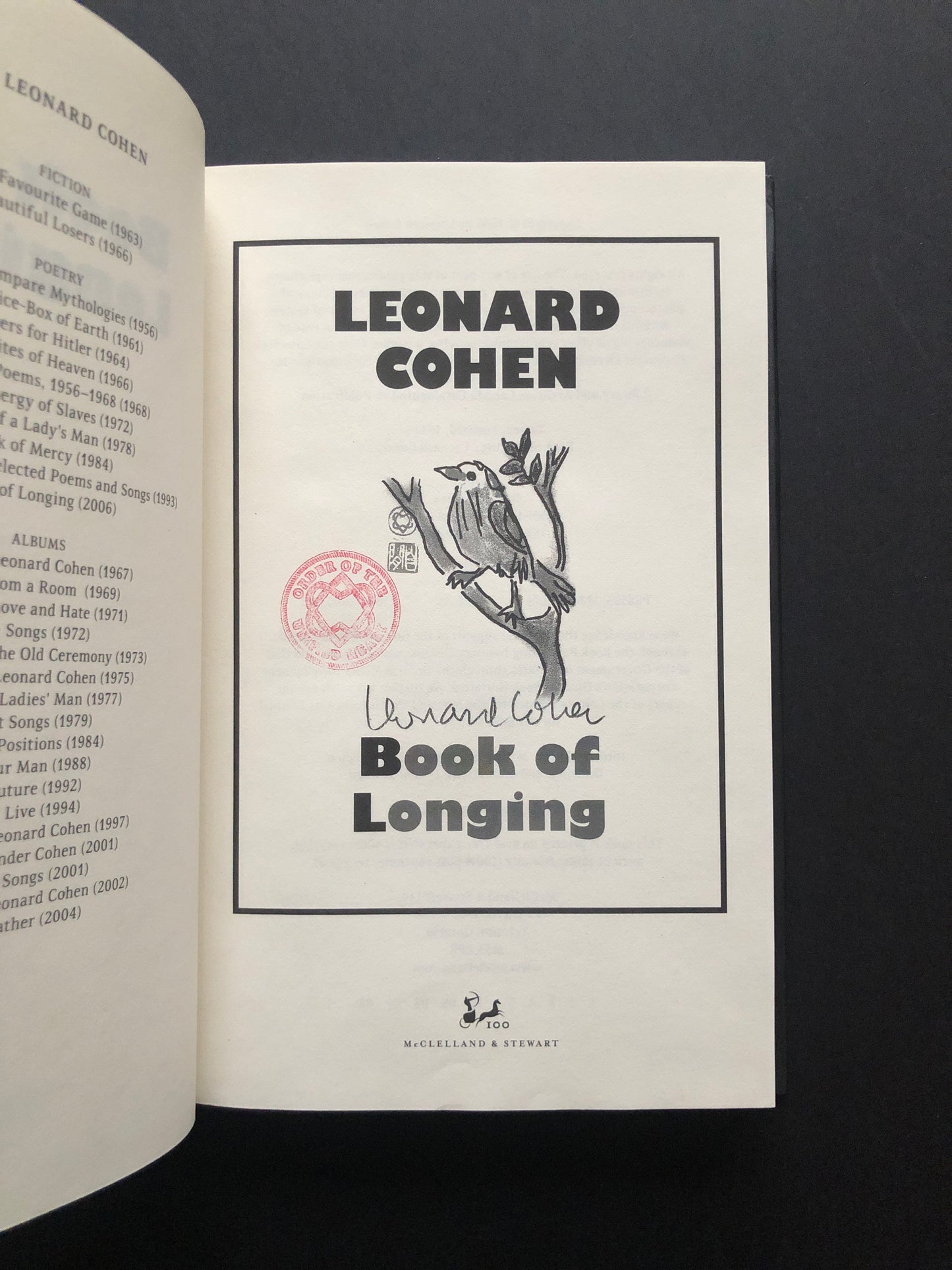 Book of Longing (Signed)
