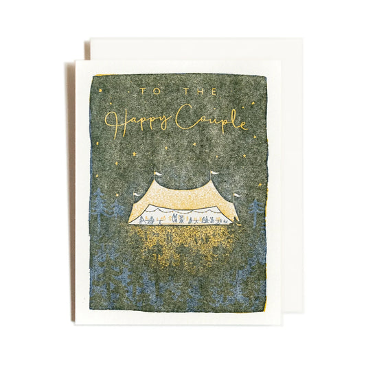 Wedding Tent Greeting Card